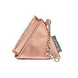 JJ Cole Vegan Leather Pyramid Pacifier Pouch, Rose Gold | Amazon (US)