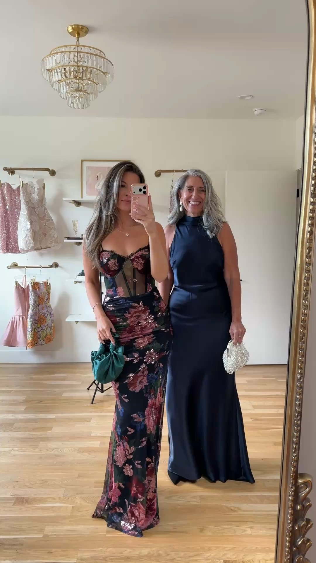black corset gown with a sheer bodice and sequin floral print, navy satin sleeveless gown with a high neckline and tie on back mom and me formal wedding guest and mother of the bride dresses 💍

lulus code: emerson20 (first purchase)
electric picks code: emerson20

I’m 5’4” and wear a size small/2 

mom is 5’4” and wears a medium/6

fall wedding guest dresses, wedding guest dresses, cocktail dresses, semi-formal dresses, black tie wedding guest dresses, destination wedding guest dresses, garden party dresses, wedding guest outfit ideas, mom & me outfits, mom & me dresses, matching outfits, mother daughter outfits, family photo outfits, wedding guest dresses, mother of the bride, mother of the groom, wedding guest outfit ideas

#LTKWedding #LTKSeasonal #LTKgrwm