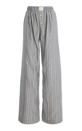 La Boxer Alta Cotton-Flannel Pants | Moda Operandi (Global)