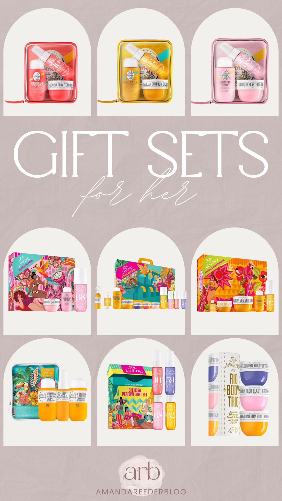 Gift Sets for her!! 

Christmas gift guide - gifts for her - gift sets - perfume - beauty - hair products - Sol de Janerio - lotion 

#LTKBeauty #LTKGiftGuide