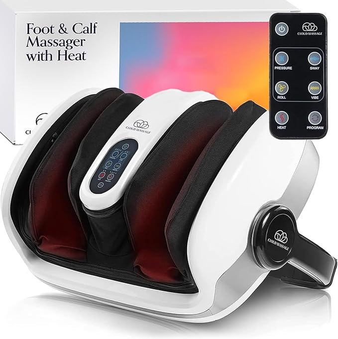 Cloud Massage Shiatsu Foot Massager with Heat – Deep Kneading for Pain Relief – Perfect for F... | Amazon (US)