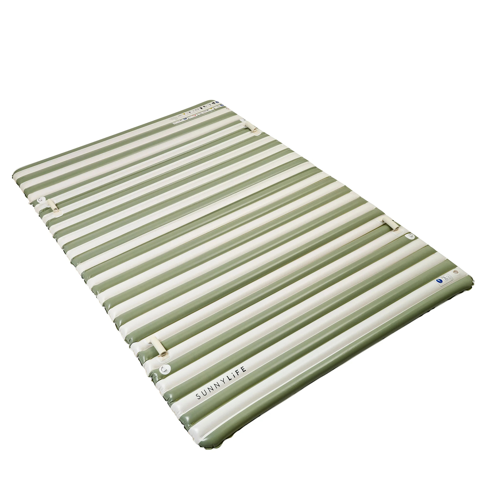 Party Pad Float - Seagrass Sage Stripe | SUNNYLIFE US