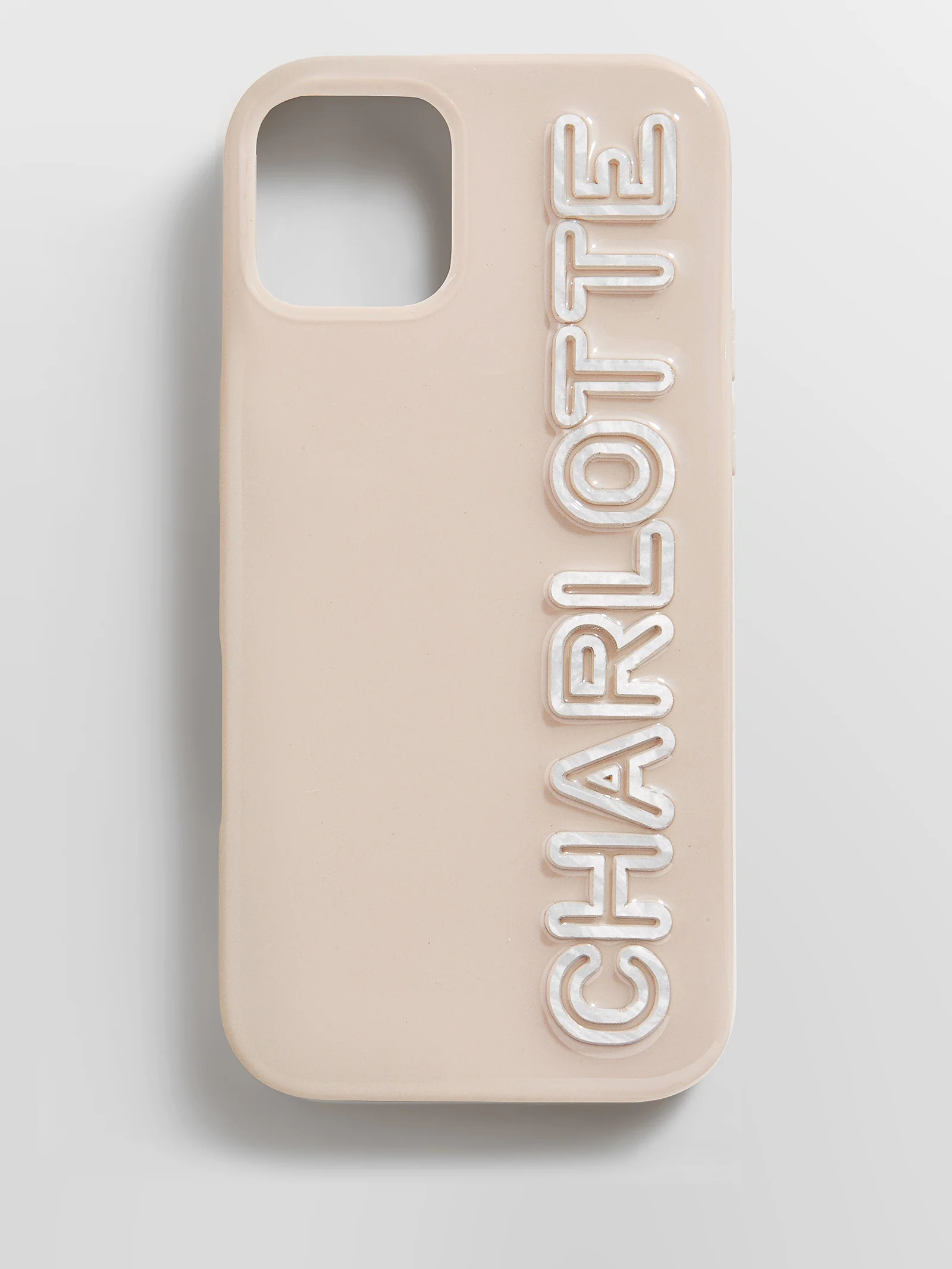 All the Beige Custom iPhone Case - Beige/Pearl | BaubleBar