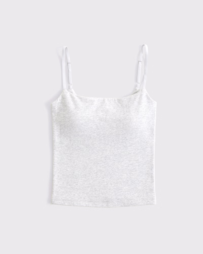 Abercrombie & Fitch Women's Bra-Free 90s Cami in Light Gray - Size M | Abercrombie & Fitch (US)