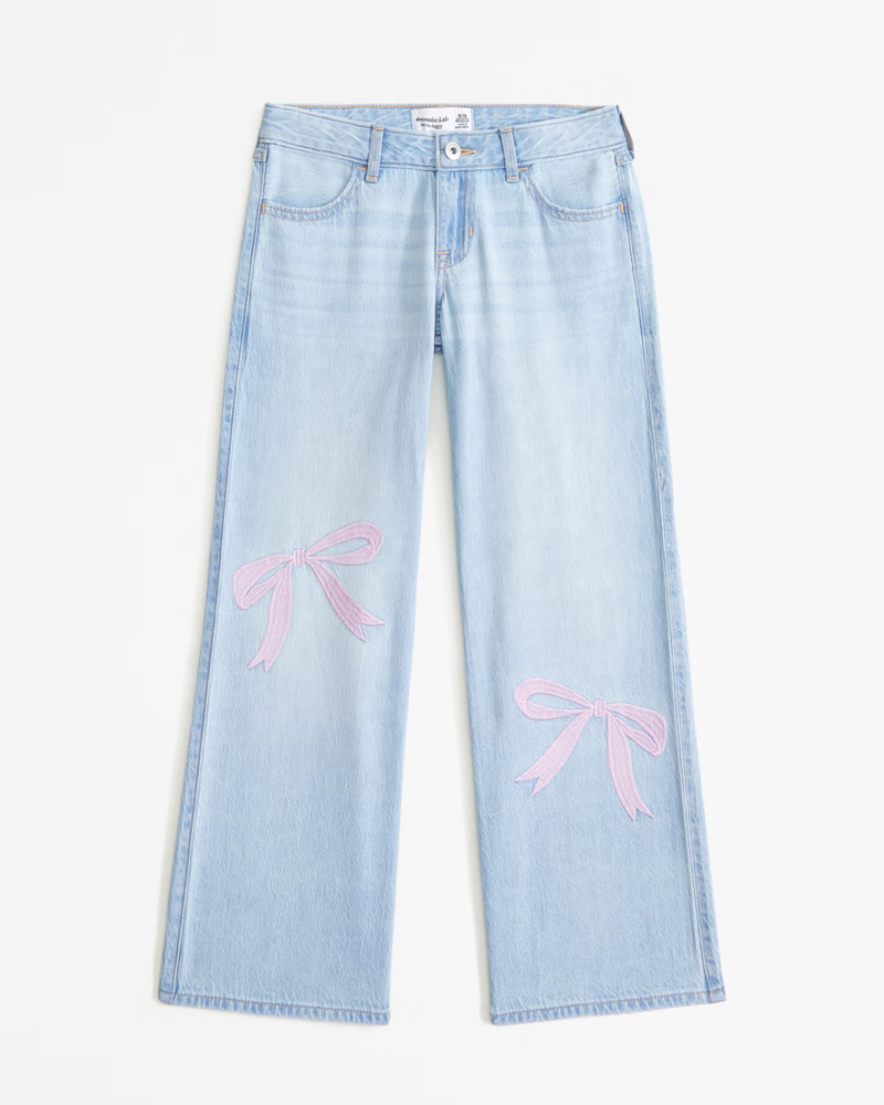 lightweight low rise baggy jeans | Abercrombie & Fitch (US)