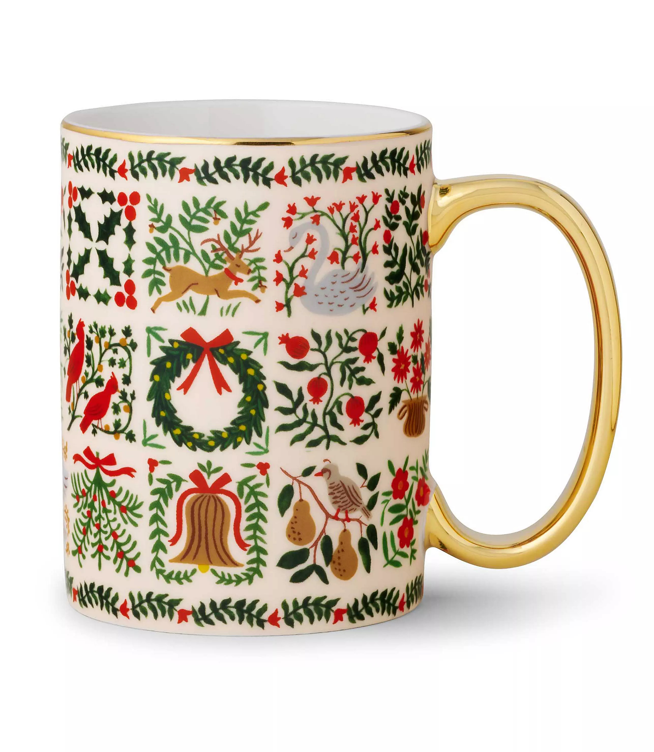 Rifle Paper Co. Christmastide Porcelain Mug | LOFT