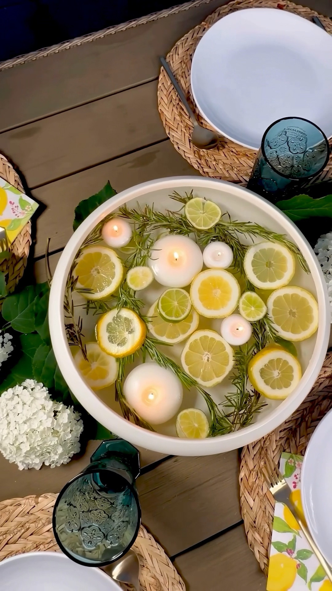 DIY Homemade Bug Repellent Centerpiece🍋will impress your guests and keep mosquitoes at bay! Elevate your outdoor gatherings with this fabulous all natural bug-repelling centerpiece! 

Infused with the invigorating scents of lemon, lime, rosemary, lavender, and eucalyptus. Not only does it create a bug-free environment, but the fresh aroma adds a touch of tranquility to your outdoor space.  

Set the mood with the gentle flicker of floating candles, adding a touch of elegance to your summer gatherings while naturally repelling bugs.

Ingredients-
Lemon Slices
Limes Slices 
Rosemary
Lavender Essential Oils 
Eucalyptus Essential Oils
Floating candles

#LTKSeasonal #LTKHome #LTKstorytime
