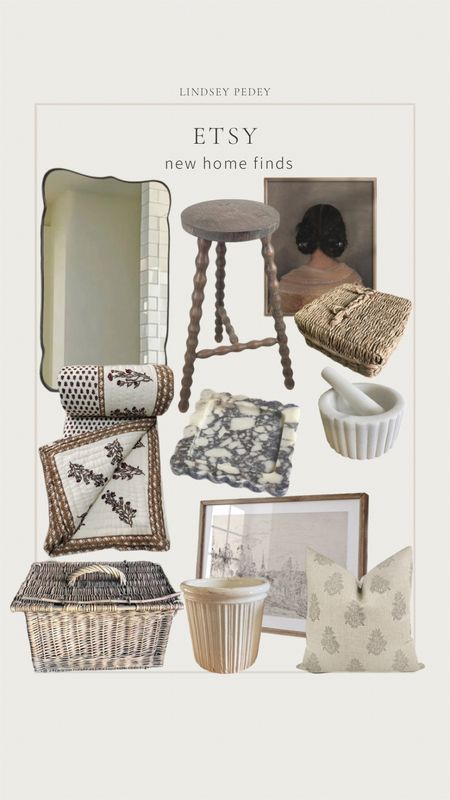 New home finds on Etsy! Lots of unique and vintage pieces 



Etsy home , etsy finds , shop small , home
Decor , mirror , neutral
Art , vintage wall
Adt , French basket , vintage stool , moody art , kitchen styling , throw pillow , block print quilt , marble , tray , scallop

#LTKHome #LTKFindsUnder50 #LTKFindsUnder100