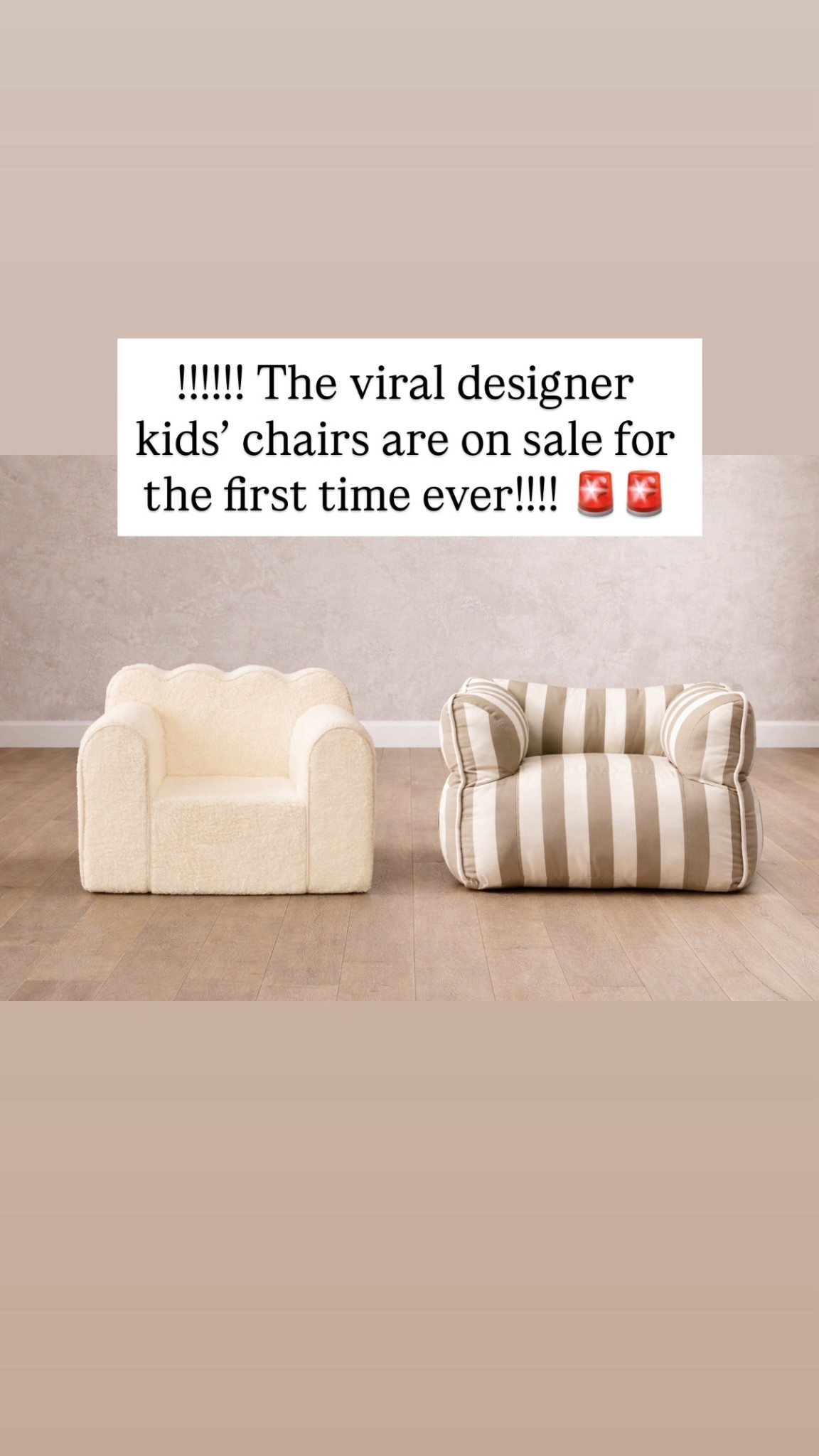!!!!!! The viral designer kids’ chairs are on sale for the first time ever!!!! 🚨🚨

#LTKKids #LTKmomlife #LTKSpringSale
