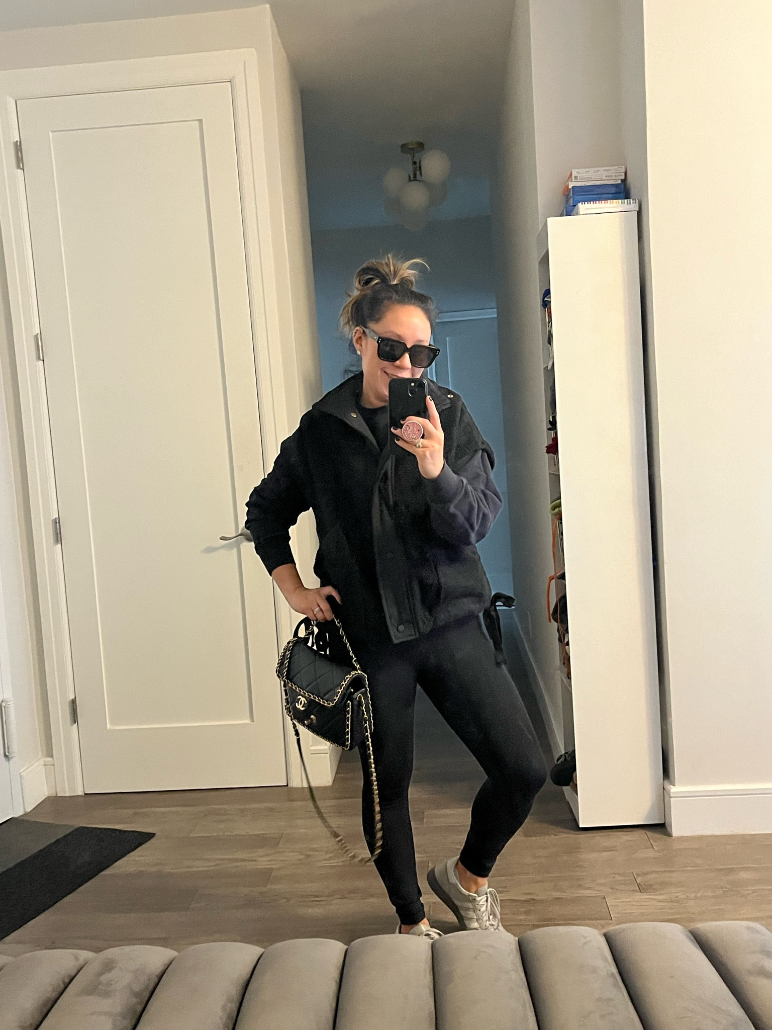 Layered look. Necessary. Sherpa vest is boxy and oversized. It has ties at the hem. I’m wearing an xs. Leggings are my new favorite. I’m wearing a 2. Feels like butter.

#LTKFitness #LTKShoeCrush #LTKCyberWeek
