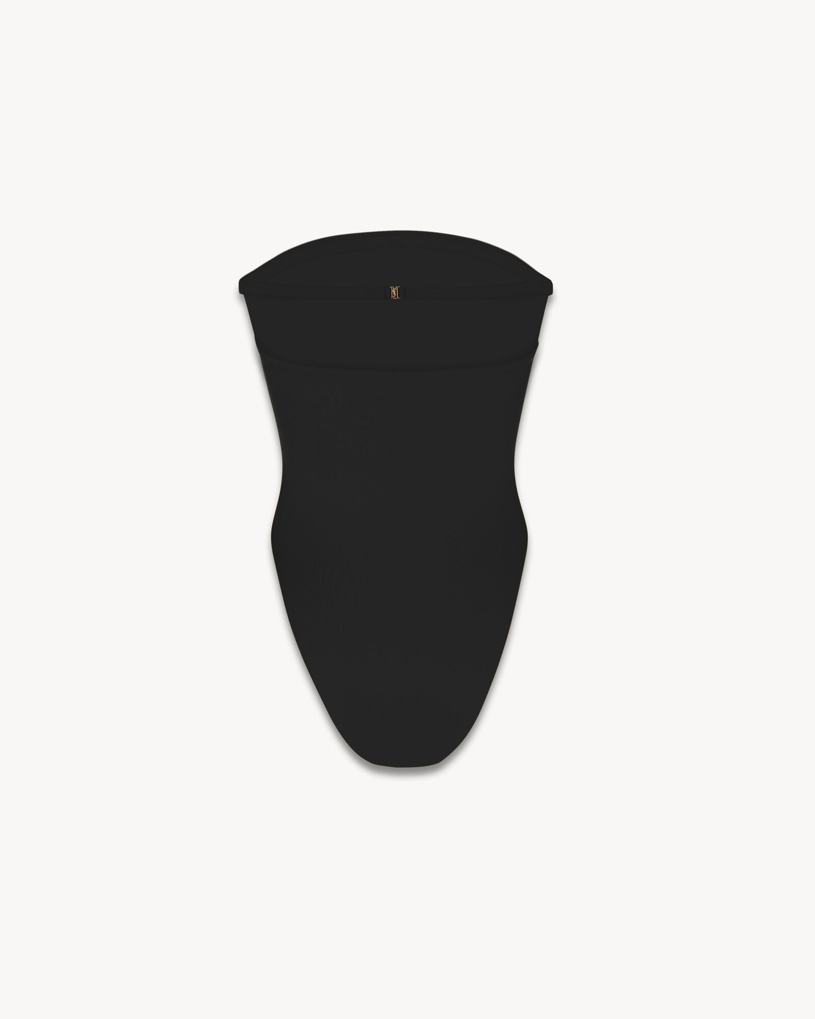 strapless swimsuit in shiny jersey | Saint Laurent Inc. (Global)