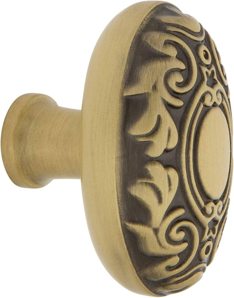 Nostalgic Warehouse Victorian Brass 1 3/4" Cabinet Knob in Antique Brass | Amazon (US)