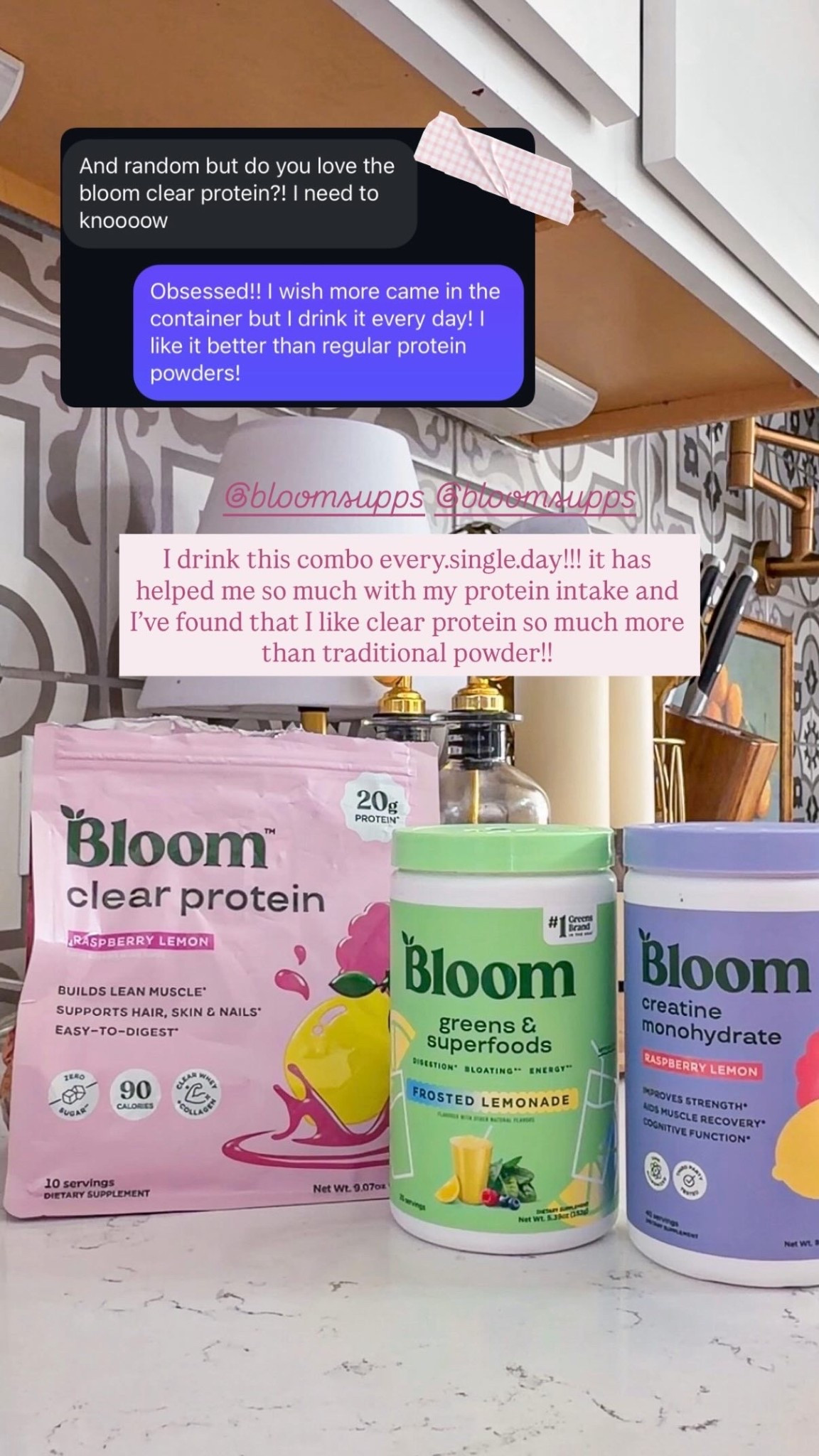 MY DAILY DRINK COMBO: this has helped me so much while postpartum!