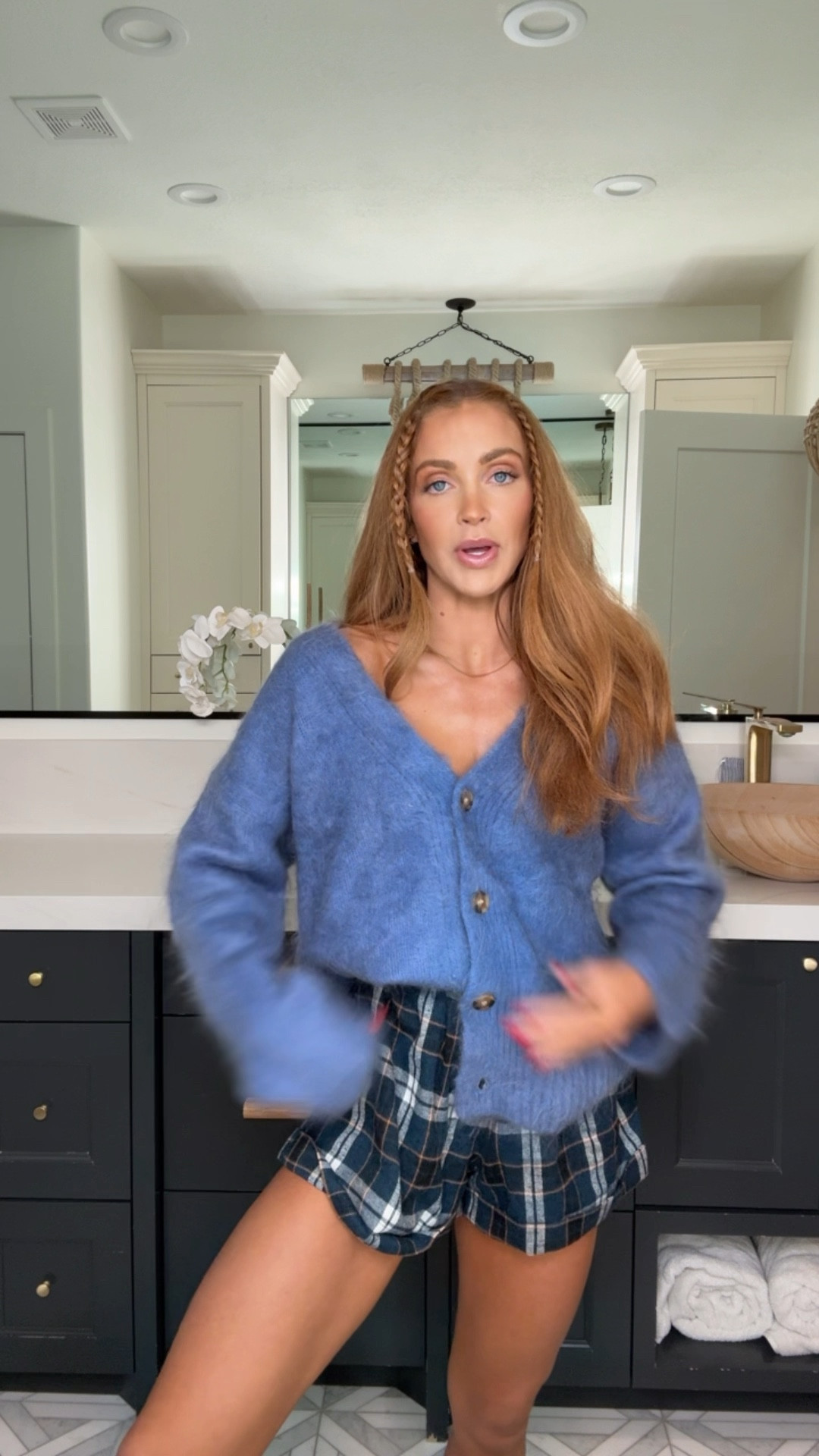 Option 2

Sweater is a mohair blend sweater from hm but won’t pull up on LTK