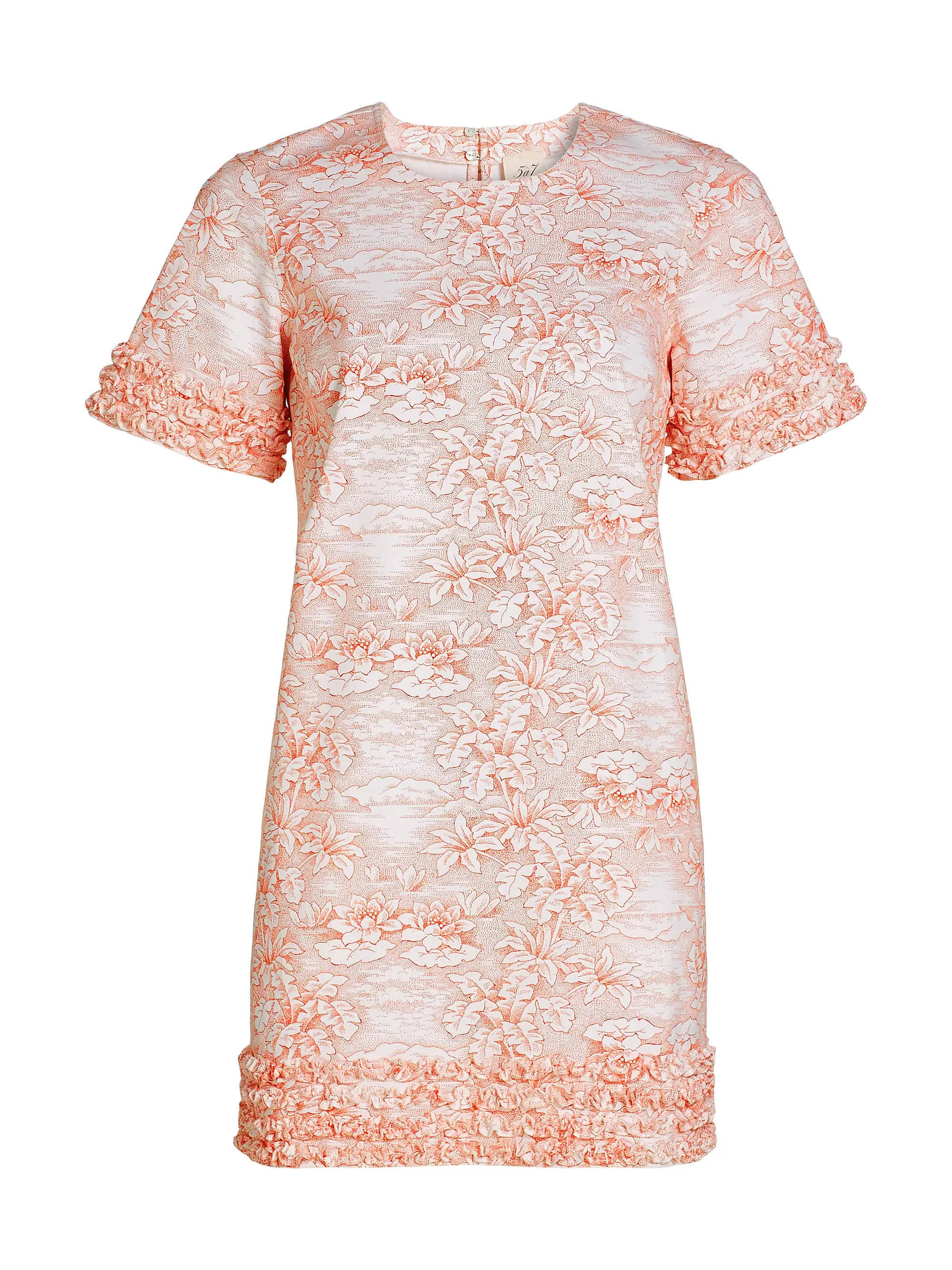 Ashton Floral Stretch-Cotton Minidress | Saks Fifth Avenue