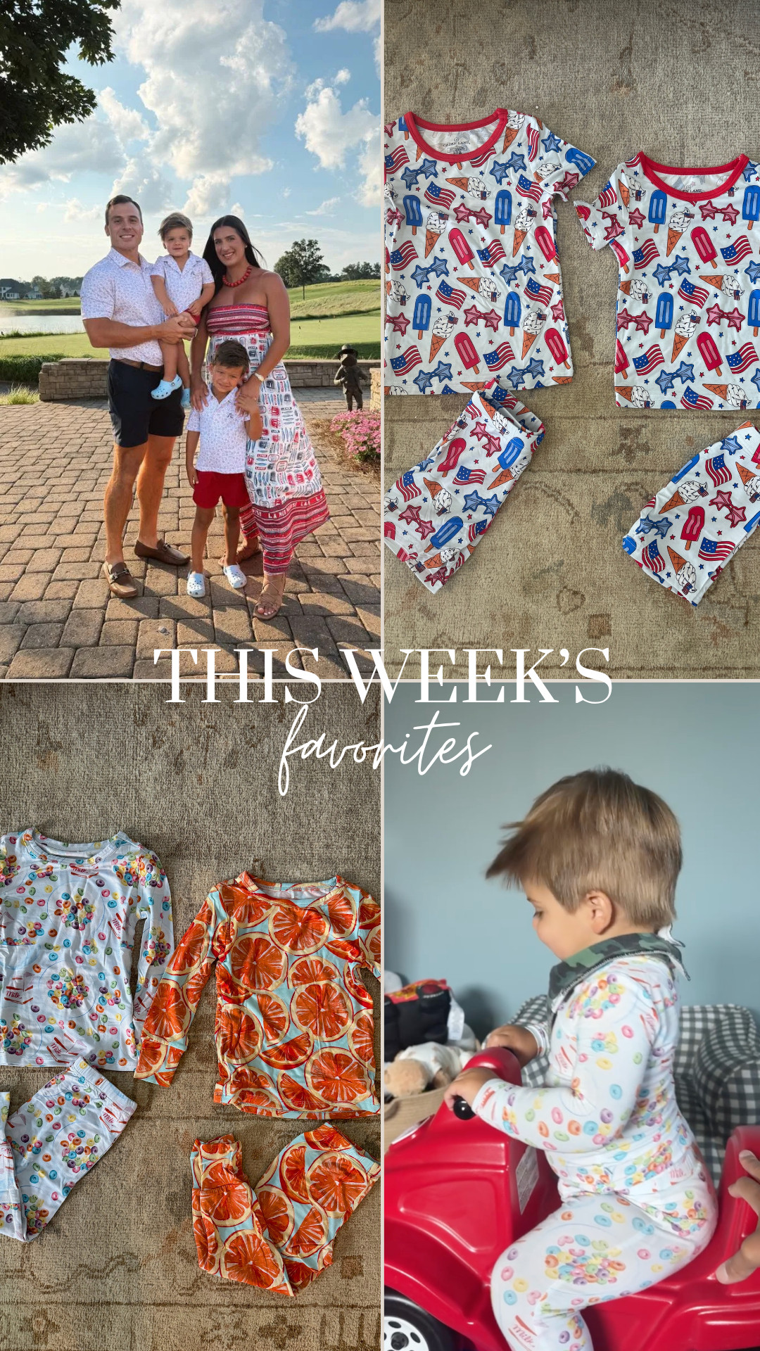 This week's favs!!

wearing a size medium in this dress!

shopbop, anthro, dress finds, showmeyourmumu, show me your mumu, posh peanut, step2 toys, fourth of july, caden lane, kids, boy mom, grace white

#LTKgrwm #LTKootd #LTKKids