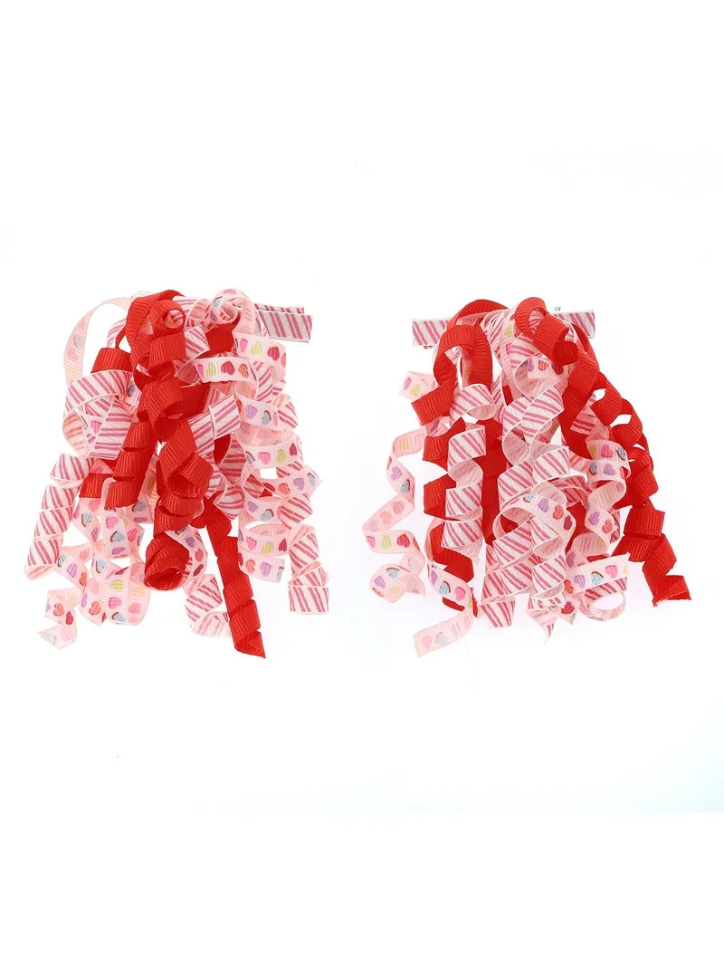Way to Celebrate Valentine's Day Curly Ribbon Clips | Walmart (US)