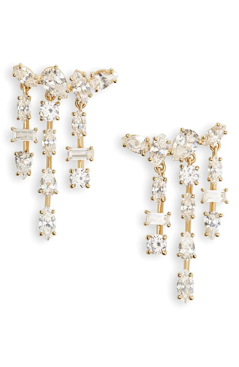 Rockstars Cubic Zirconia Ear Crawlers | Nordstrom