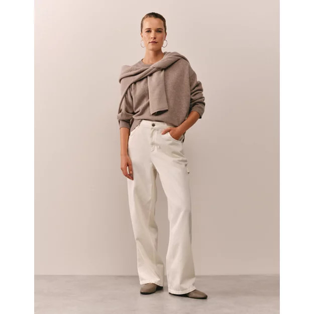 Relaxed Fit Straight Leg Jeans | Trousers & Leggings | The  White C... | The White Company UK & ROW