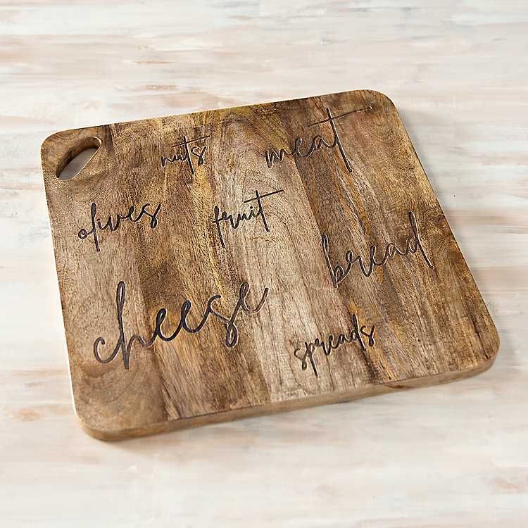 New!Square Wooden Snack Board | Kirkland's Home