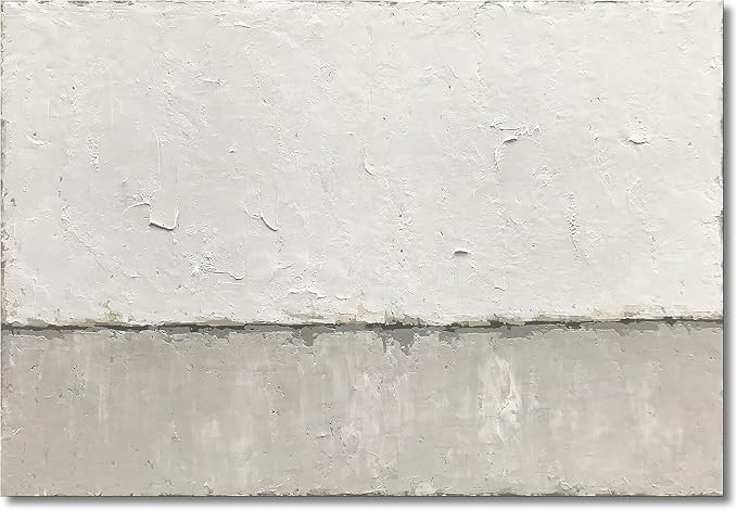 NANKAI Large Abstract Painting Hand Painted Grey White Minimalist Painting on Canvas Modern Abstr... | Amazon (US)
