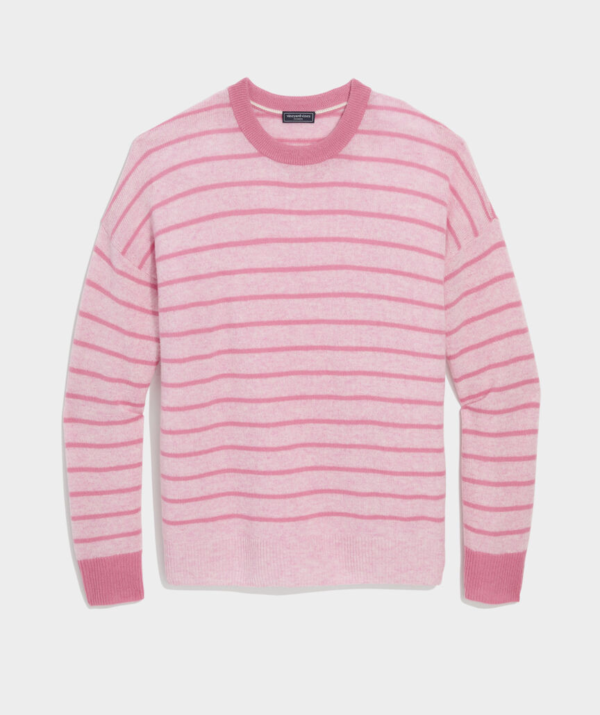 Seaspun Cashmere Stripe Crew | vineyard vines
