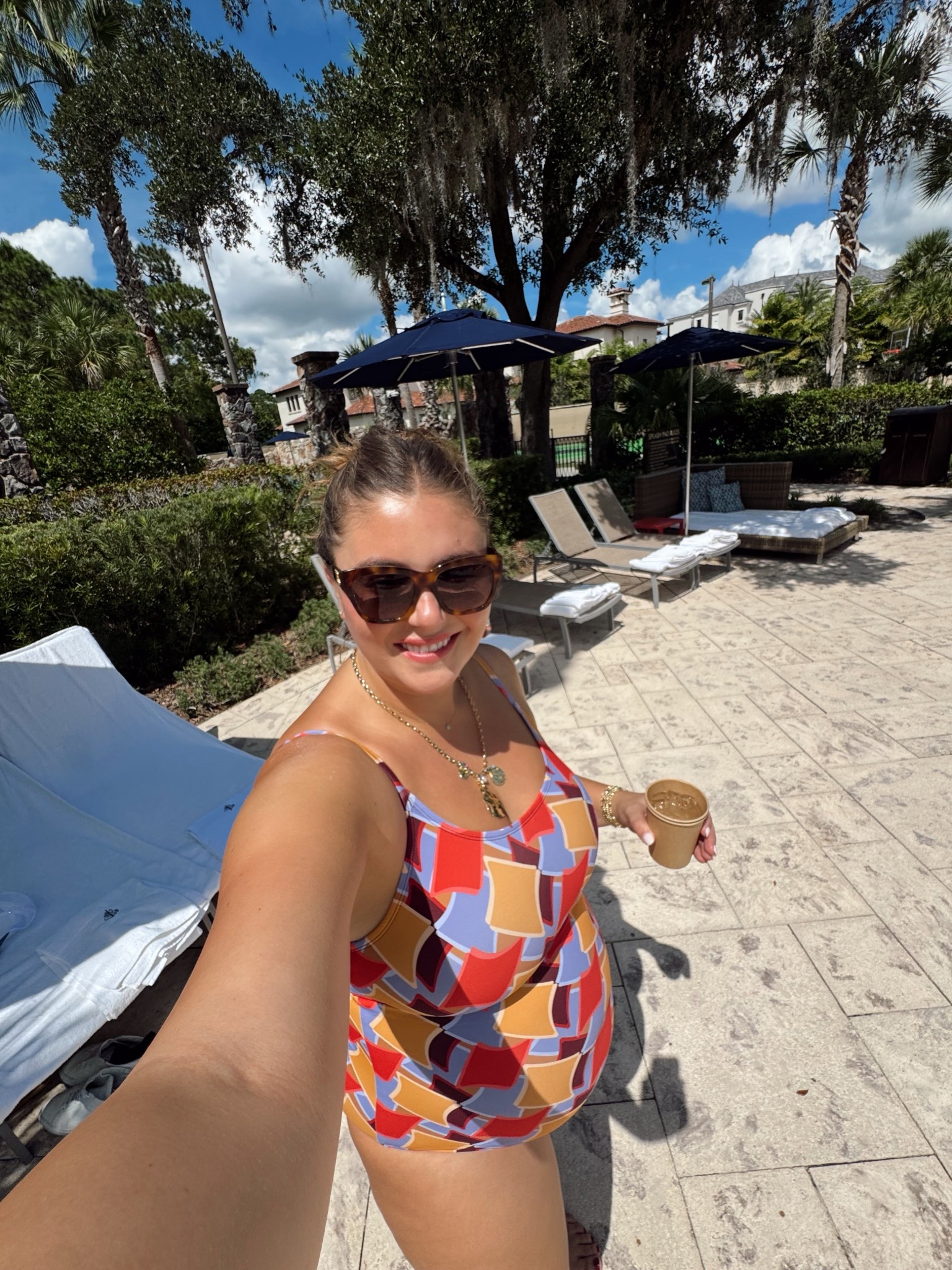 Wearing size XXL long torso - bump-friendly, non-maternity. 

#LTKSwim #LTKPlusSize #LTKBump