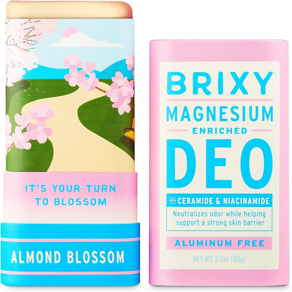BRIXY Magnesium Deodorant, Effective Odor Control With Ceramide & Niacinamide For Skin Health, Al... | Amazon (US)