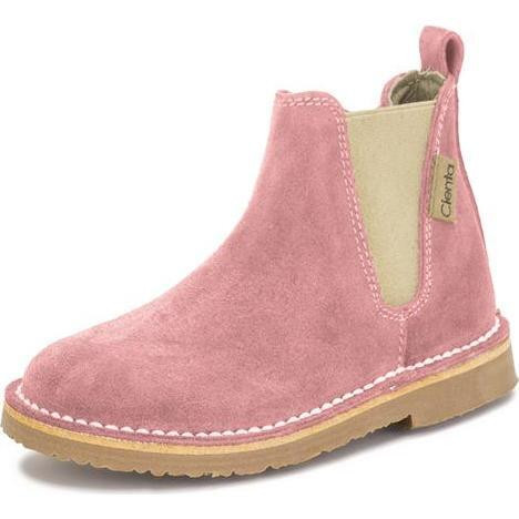 Suede Zipper Boot, Pink | Maisonette