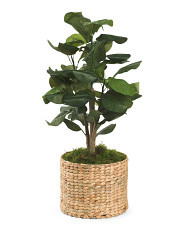 36in Fiddle In Hyacinth Basket | TJ Maxx