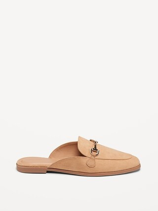 Faux-Leather Loafer Mule Shoes | Old Navy (US)