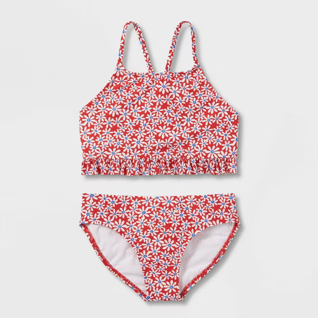 Girls' 'Daisy Fields' Bikini Swimsuit - Cat & Jack™ | Target