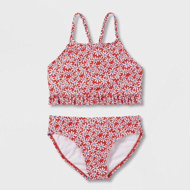 Girls' 'Daisy Fields' Bikini Swimsuit - Cat & Jack™ | Target