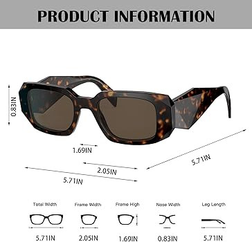 BUTABY Trendy Rectangle Sunglasses for Women Men Retro Sun Glasses Vintage Fashion Square Frame | Amazon (US)