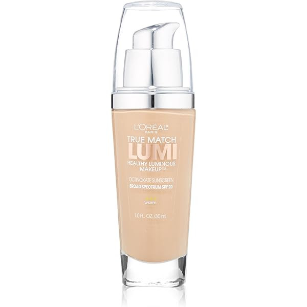 L'Oreal Paris True Match Lumi Healthy Luminous Makeup, W6 Sun Beige, 1 fl; oz. | Amazon (US)