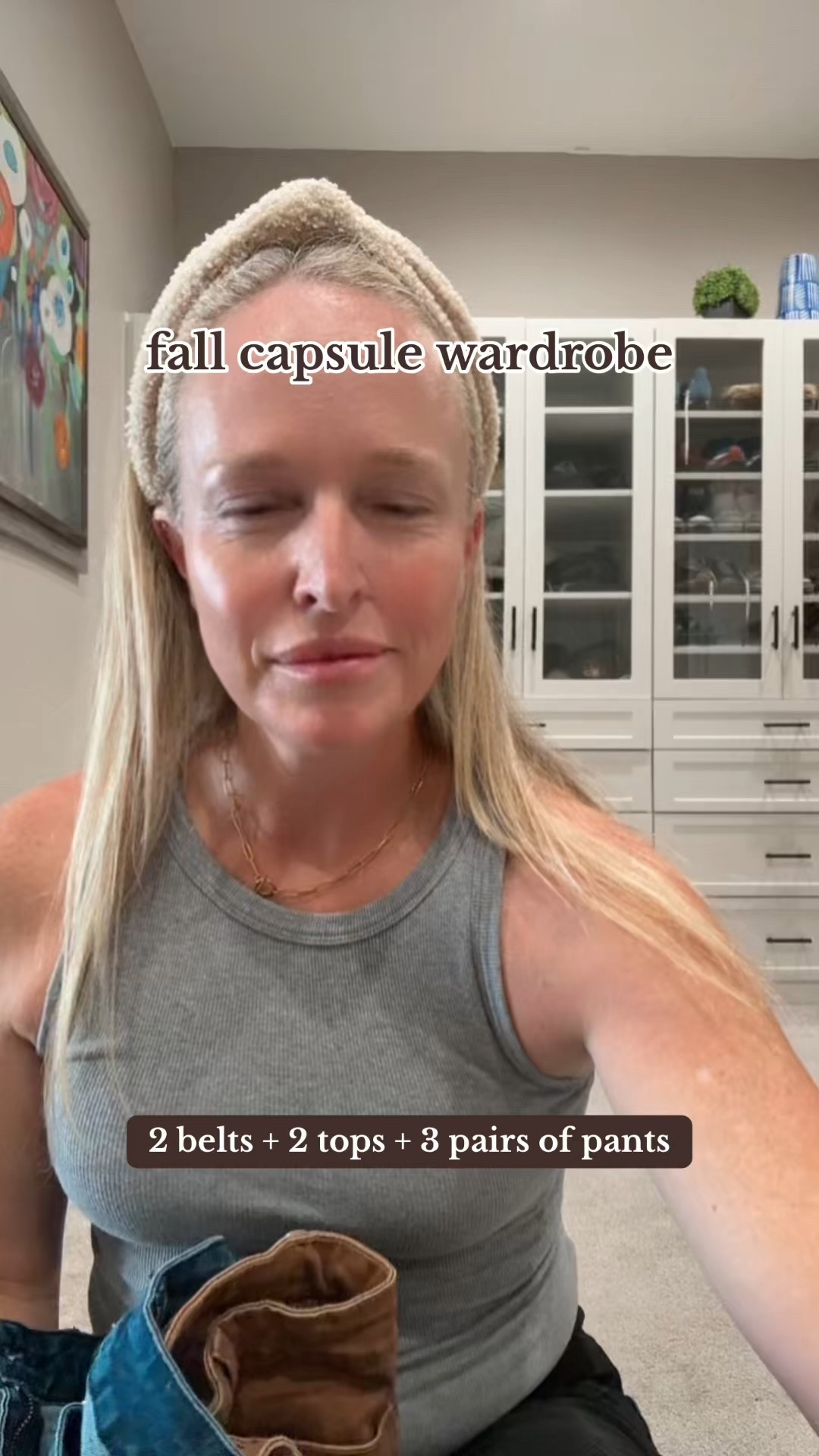 2 tops + 2 belts + 3 pairs ot pants = 18 outfits 🤯
creating this fall capsule wardrobe was fun 
and effortless 
#fallcapsulewardrobe #falloutfits #fallfashion #over40fashion

#LTKOver40 #LTKSaleAlert #LTKStyleTip