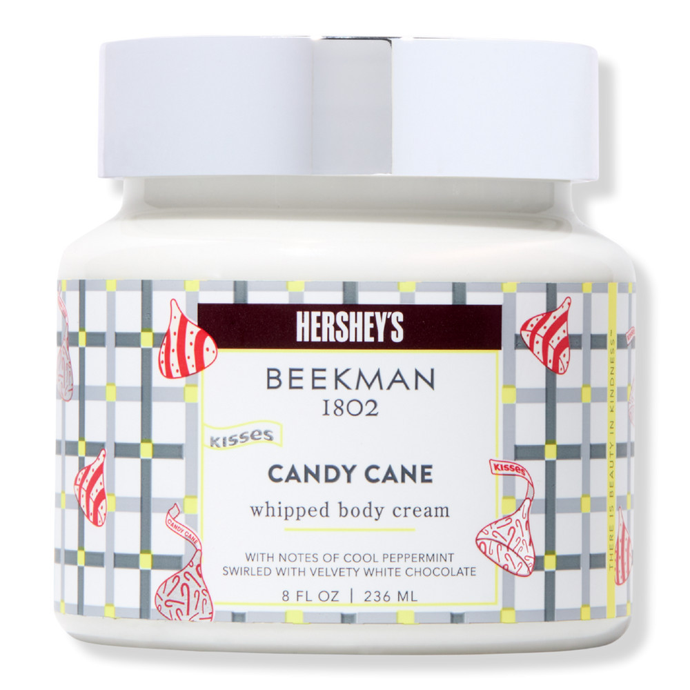 Limited Edition Beekman 1802 x HERSHEY’S KISSES Whipped Body Cream - Candy Cane | Ulta