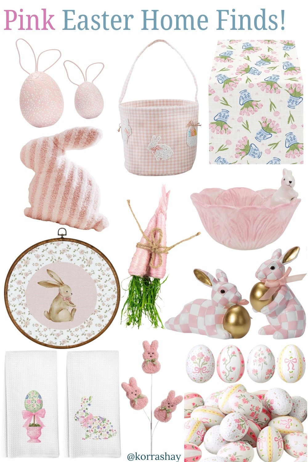 Pink Easter home finds 🐣💞

#LTKmomlife #LTKHome #LTKSeasonal