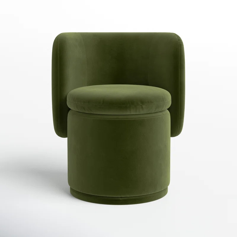 Adrielle Swivel Upholstered Barrel Chair | Joss & Main