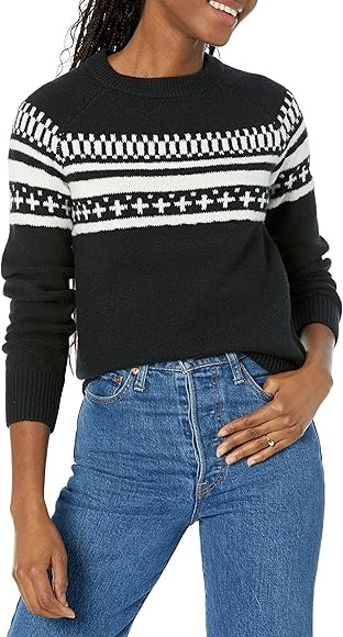 Amazon Essentials Women's Soft-Touch Crewneck Novelty Sweater | Amazon (US)
