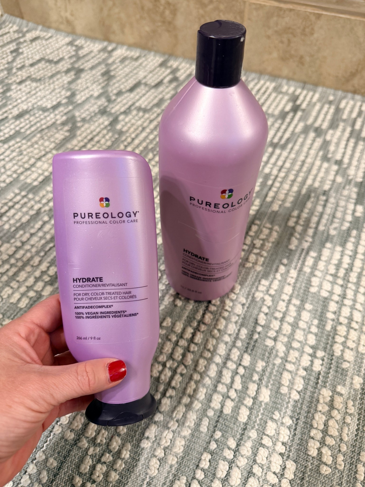 My holy grail conditioner is on sale! You can feel it working when you use it, it's such good quality! I keep the smaller bottle in the shower and refill it with the liter bottle. Purology hydrate provides moisture and color protection!

#LTKselfcare #LTKSaleAlert #LTKBeauty