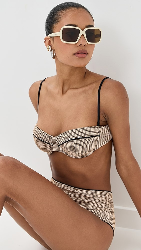 STAUD Jo Balconette Bikini Top | Shopbop | Shopbop