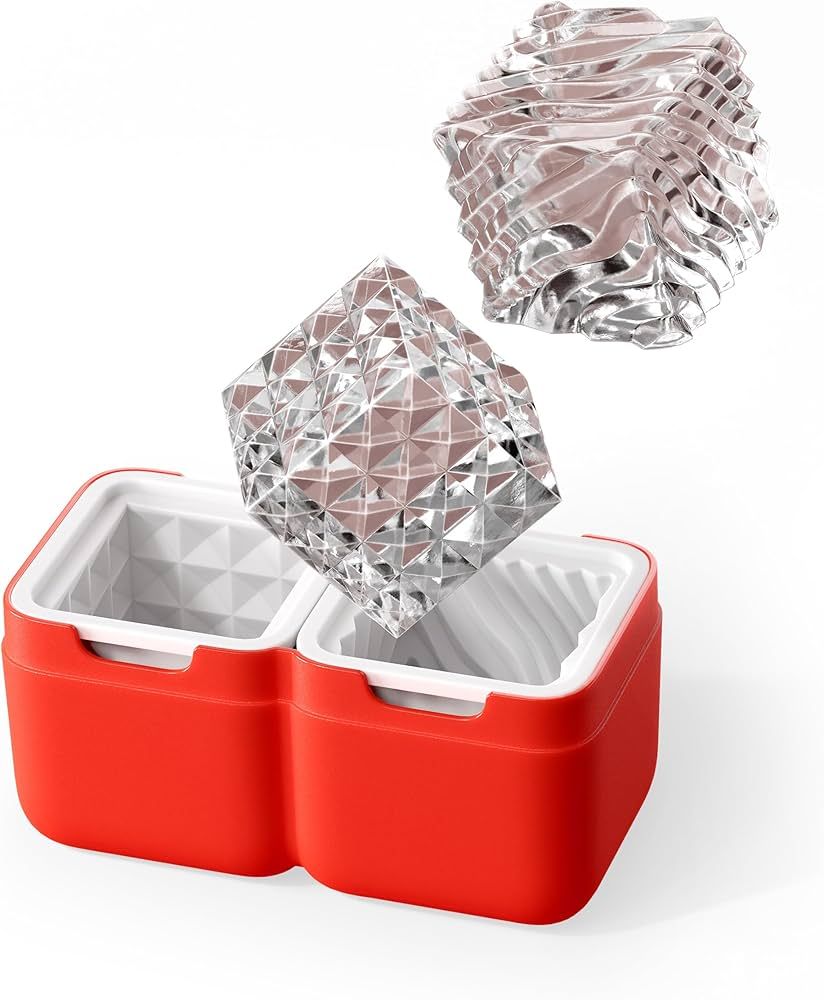 ZOKU Luxe Ice Mold, Large Ice Cube Molds for Cocktails and Drinks, Easy-Release Silicone Ice Make... | Amazon (US)