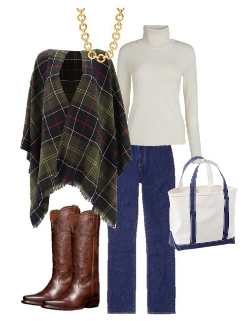 Fall outfit 
Cowboy boots outfit 
Plaid poncho outfit 
LL Bean boat and tote 
Winery outfit 
Apple orchard outfit 
Pumpkin patch outfit 

#LTKFindsUnder100 #LTKStyleTip #LTKSeasonal