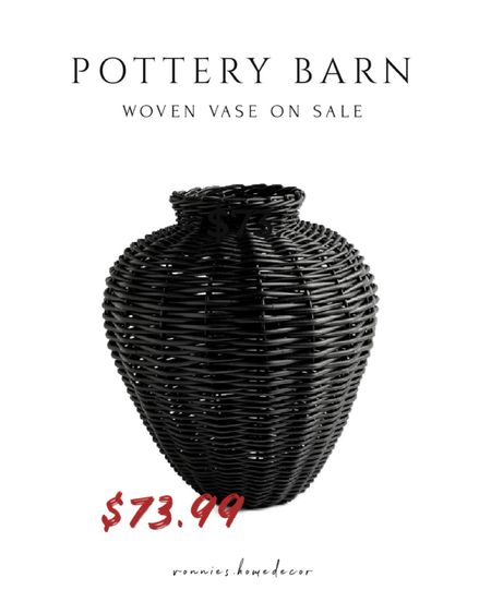 My most recent purchase. This woven vase is on sale $73.99. Home decor. Rattan, woven vase. 

#LTKSeasonal #LTKhome #LTKfindsunder100