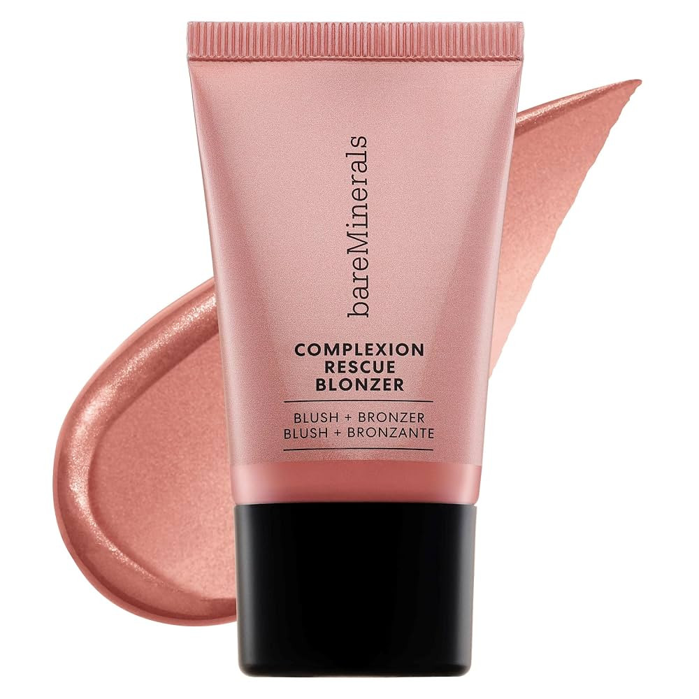 bareMinerals Complexion Rescue Liquid Blonzer, Blush + Bronzer Hybrid, Bronzer Blush for a Sun-Ki... | Amazon (US)