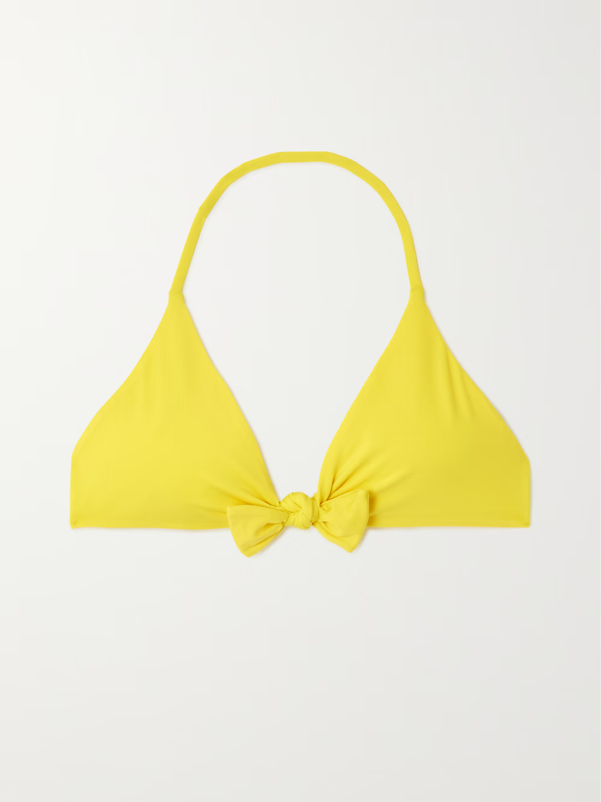 Bow-detailed halterneck bikini top | NET-A-PORTER (US)