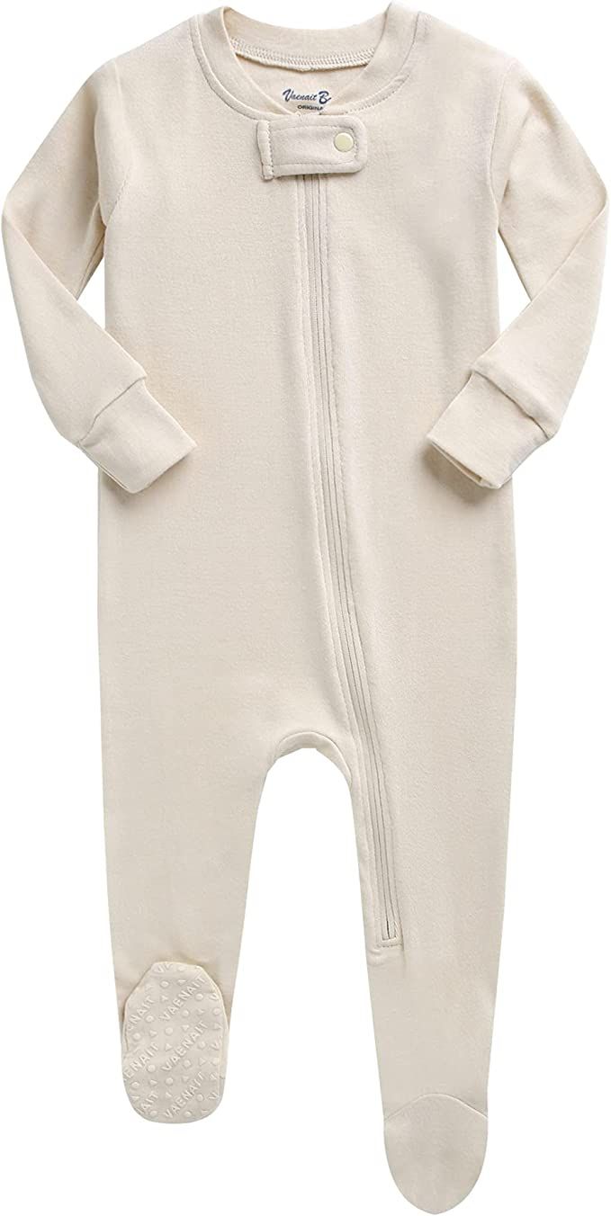 VAENAIT BABY Preemie Infant Boys Girls Footie Pajama Footed Sleep and Play Premium Modal Pajamas ... | Amazon (US)