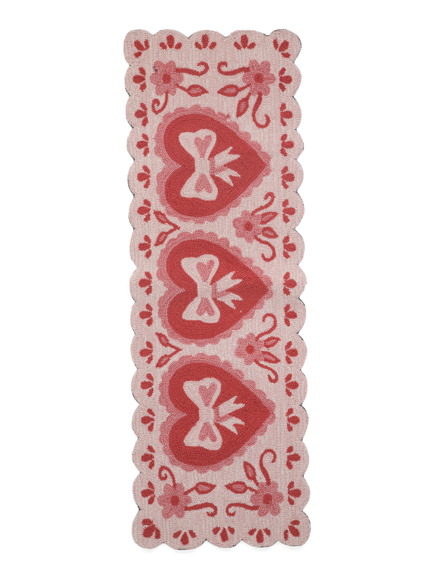 20x60 Valentine's Scalloped Bow And Heart Hooked Runner | Home | Marshalls | Marshalls