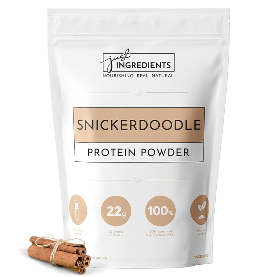 Just Ingredients Protein Powder | Snickerdoodle Protein Powder Made With 100% Grass Fed, Non Dena... | Amazon (US)